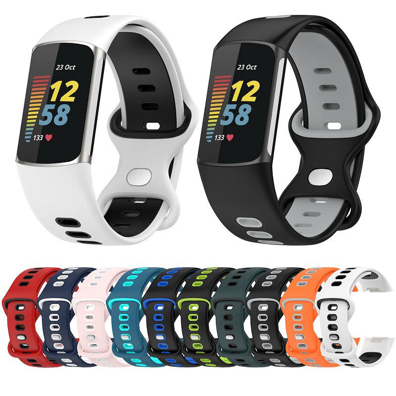 Women'S Accessories Nike - Fitbit Charge 6スマートウォッチ用ストラップ,交換用リストバンド,シリコンブレスレット,スポーツアクセサリー