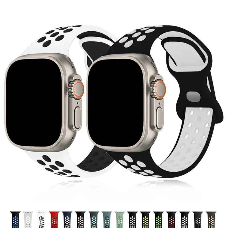 Women'S Accessories Nike - Apple Watch用シリコンストラップ,iwatchシリーズ10,9,8,7,6,ultra,44mm, 45mm, 49mm, 40mm, 41mm