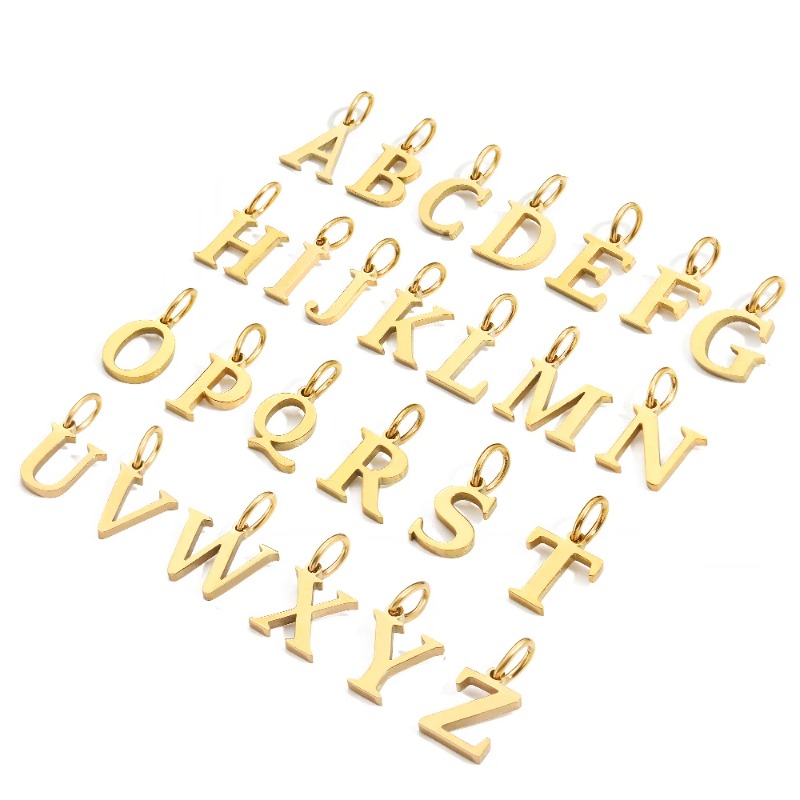 Women Accessories Name In English - 新しい！ 高品質 DIY カット英語アルファベットネックレスアクセサリー手作りペンダントジュエリーイニシャルネックレス名前