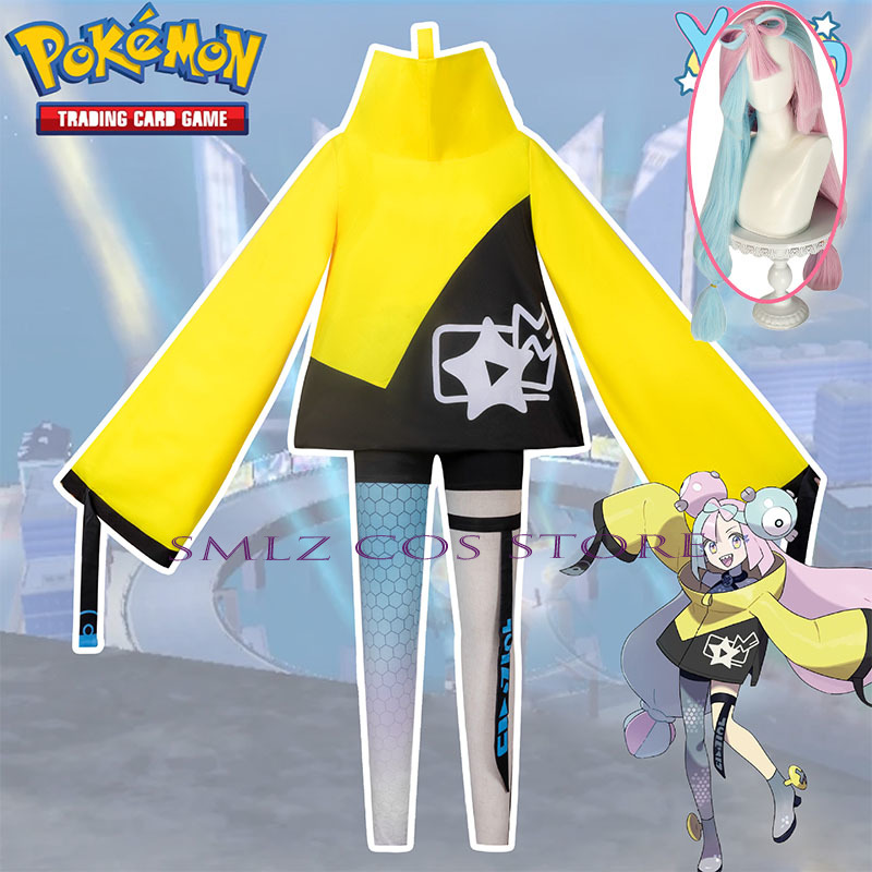 Women'S Accessories For Suit - アニメコスプレゲーム Iono コスプレ衣装コートトップ Iono 制服スーツウィッグハロウィンカーニバルパーティー衣装女性のための