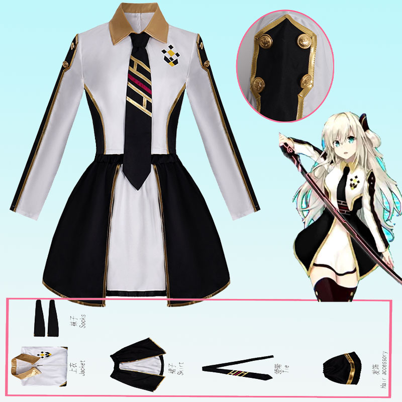 Women'S Accessories For Suit - アニメレディースコスチュームコスプレスーツスカイストライカーエースレイメイドドレス制服ハロウィンクリスマス衣装