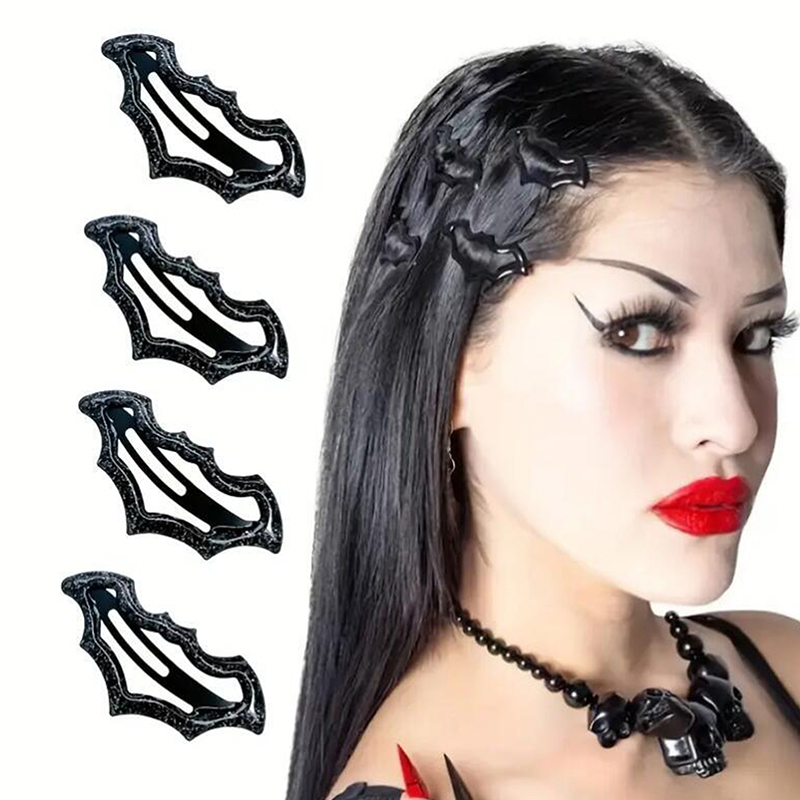 Women'S Essential Accessories - 10 個ハロウィンコウモリヘアピンセットマルチカラーかわいいファッションアクセサリー女性ガールズパーティーヘアスタイリング必需品理想的なギフト