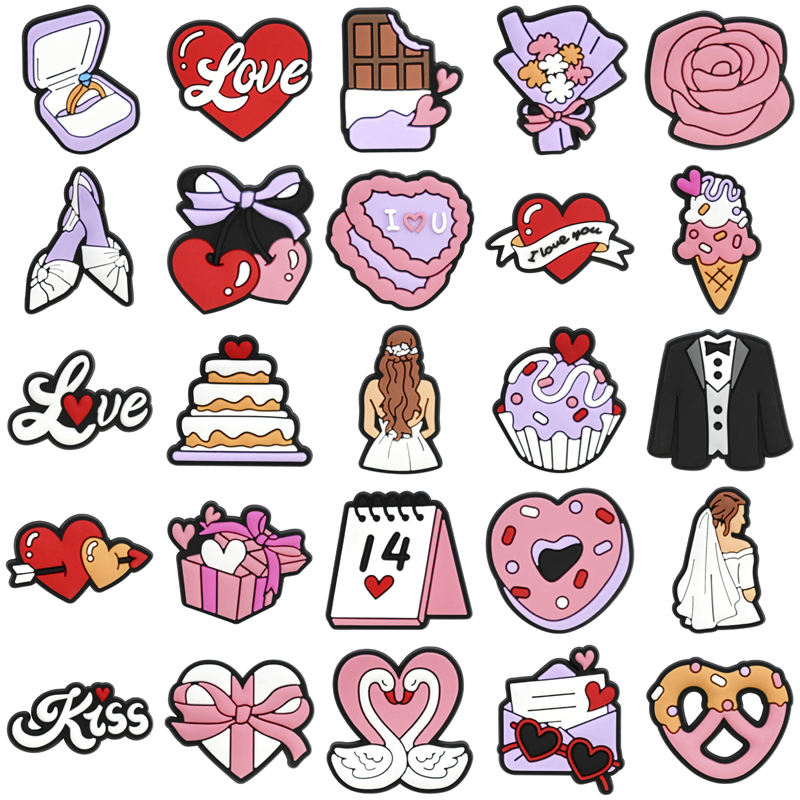 Women'S Accessories For Crocs - クロックス用靴チャームアクセサリー結婚式の靴チャームワニ装飾ピン男性アクセサリージーンズ女性下駄クリップバッジ
