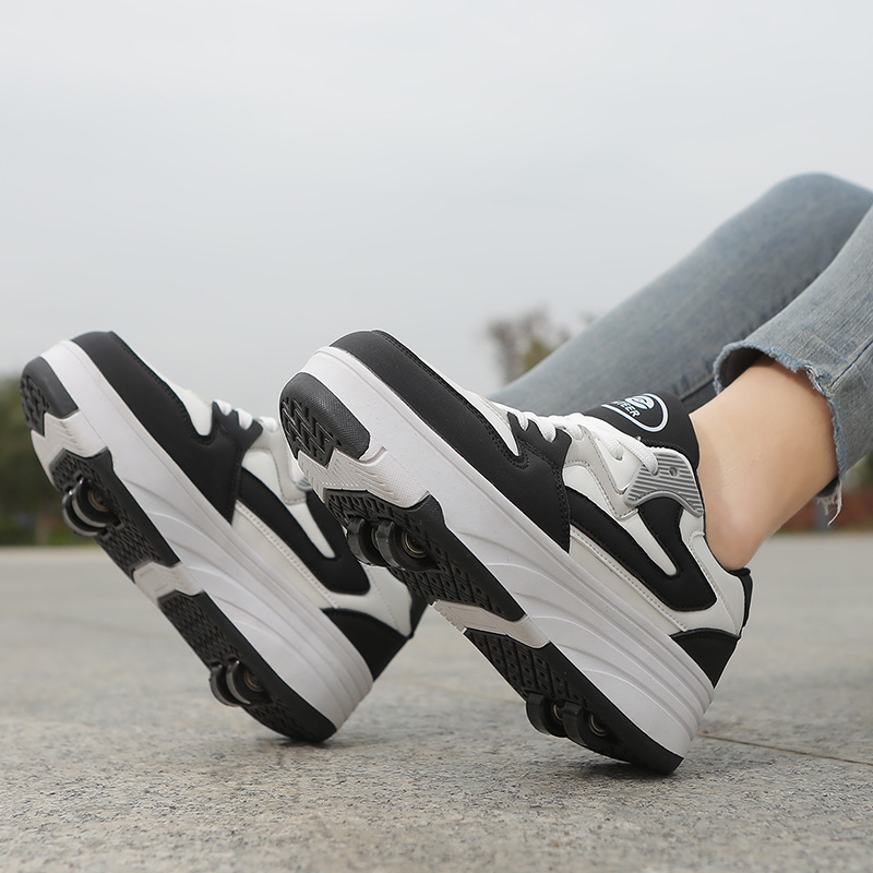 ローラースケート靴ウォーキングシューズ四輪学生スポーツプーリ - Adidas Shoes Samba のレビューと価格