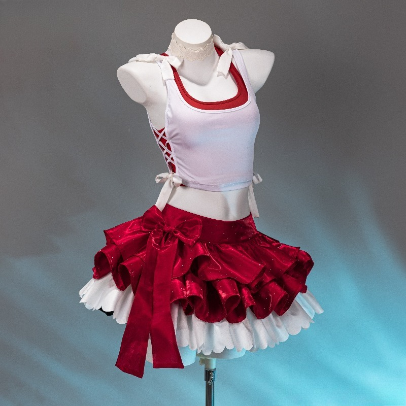 アニメ『アスカ』コスプレ ラングレー・ソリュウ コスチューム - Women'S Red Accessories のレビューと価格