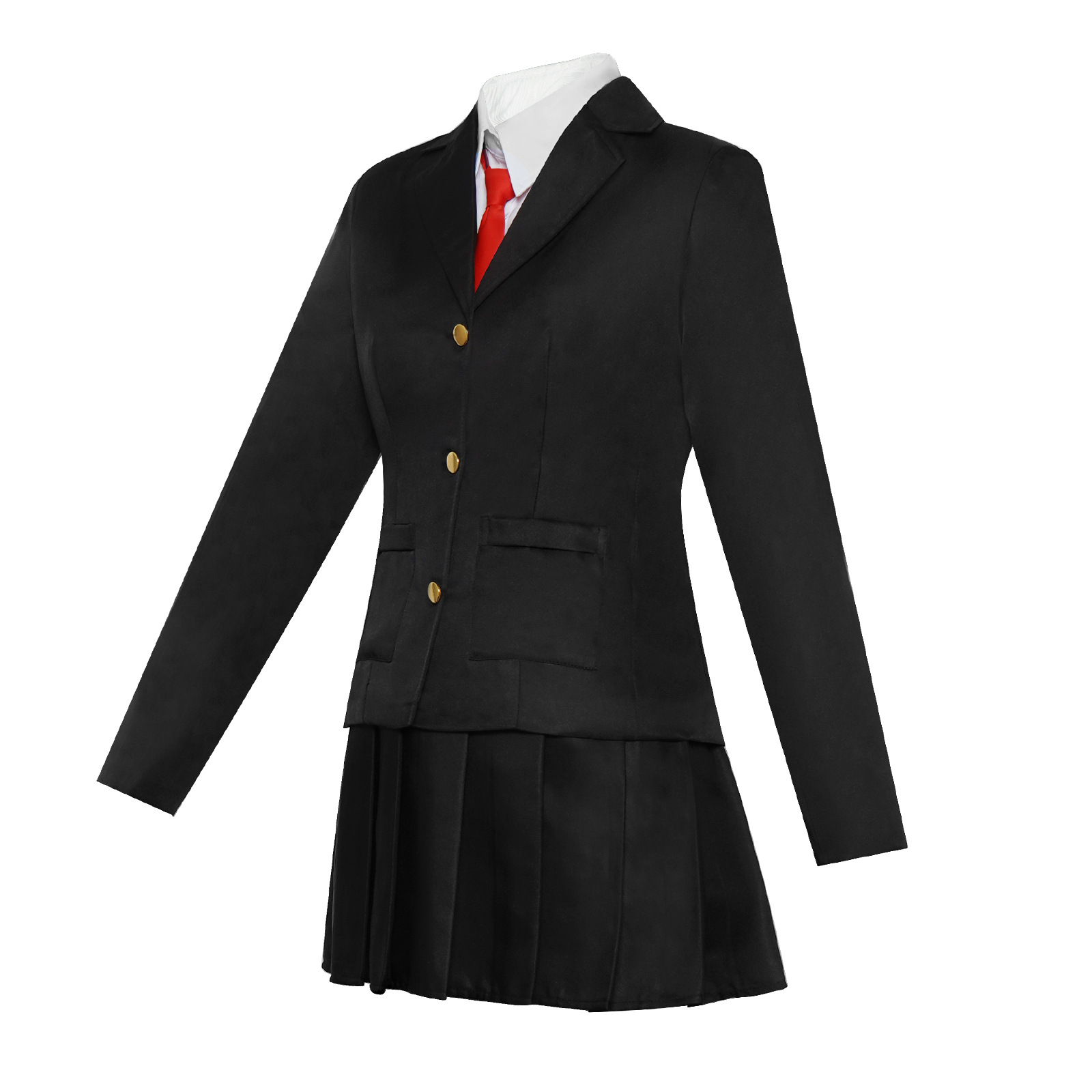 川上富江 COS セット 富江の制服 + ウィッグ + アク - Women'S Essential Accessories のレビューと価格