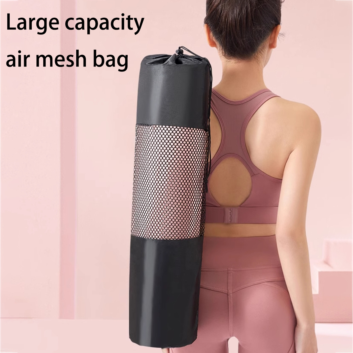 通気性のあるヨガマット収納メッシュバッグ - 耐久性のあるオ - Women Accessories Bag のレビューと価格
