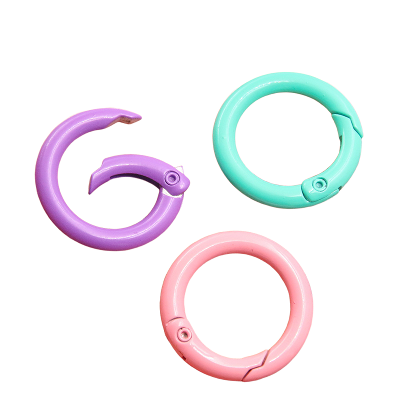 5-20 個カラフルな春 O リングラウンドカラビナキーリン - Women'S Key Accessories のレビューと価格