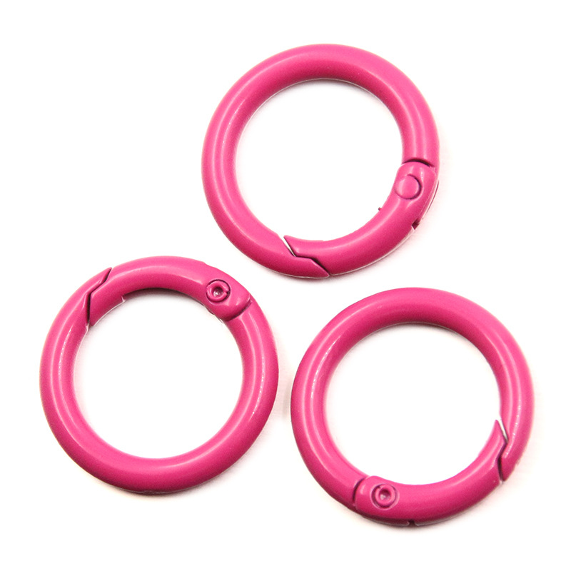 5-20 個カラフルな春 O リングラウンドカラビナキーリン - Women'S Key Accessories のレビューと価格
