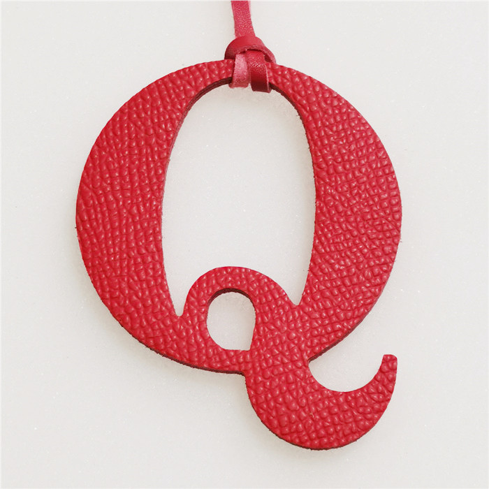 英字 Q アルファベット牛革 Pu レザー名イニシャル大文字 - Women Accessories Name In English のレビューと価格
