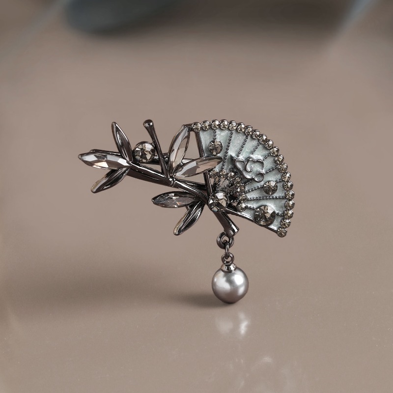 エレガントな中国風のサイドヘアクリップ、モダンなミニマリスト - Women'S Affordable Accessories のレビューと価格