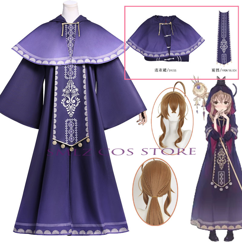モニカエバートンコスプレウィッグアニメサイレント魔女コスプレ - Women'S Accessories For Suit のレビューと価格