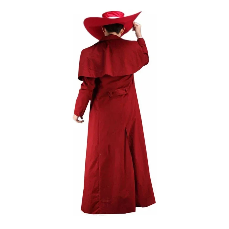 アニメヘルシングアーカードコスプレ衣装赤いロングコート帽子手 - Women'S Red Accessories のレビューと価格