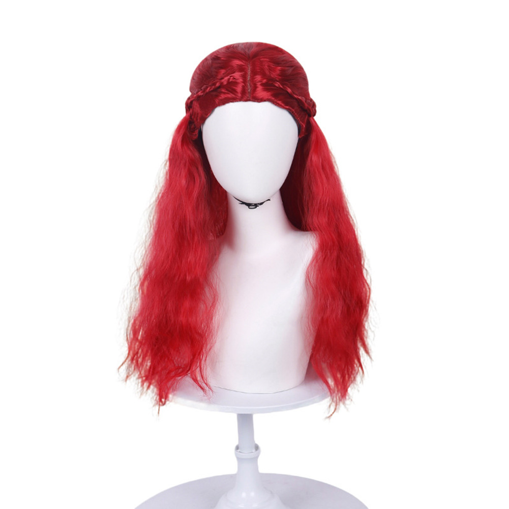 変装映画子孫ライズ 5 レッドクイーンウィッグコスプレヘア女 - Women'S Red Accessories のレビューと価格