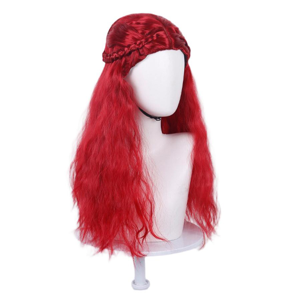 変装映画子孫ライズ 5 レッドクイーンウィッグコスプレヘア女 - Women'S Red Accessories のレビューと価格