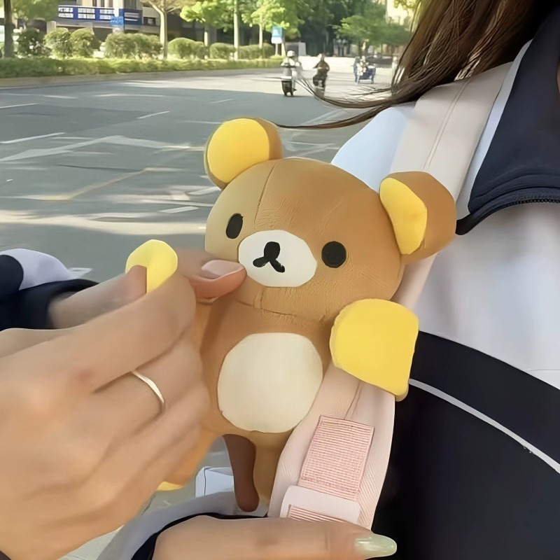 かわいいリラックマスナップブレスレット漫画人形クマリストバン - Women'S Key Accessories のレビューと価格