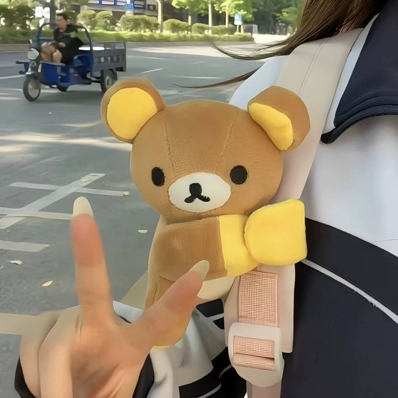 かわいいリラックマスナップブレスレット漫画人形クマリストバン - Women'S Key Accessories のレビューと価格