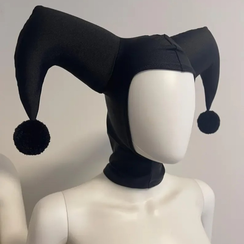 QQ ジェスターコスプレ ブラック/レッドハット コスプレハ - Women'S Red Accessories のレビューと価格