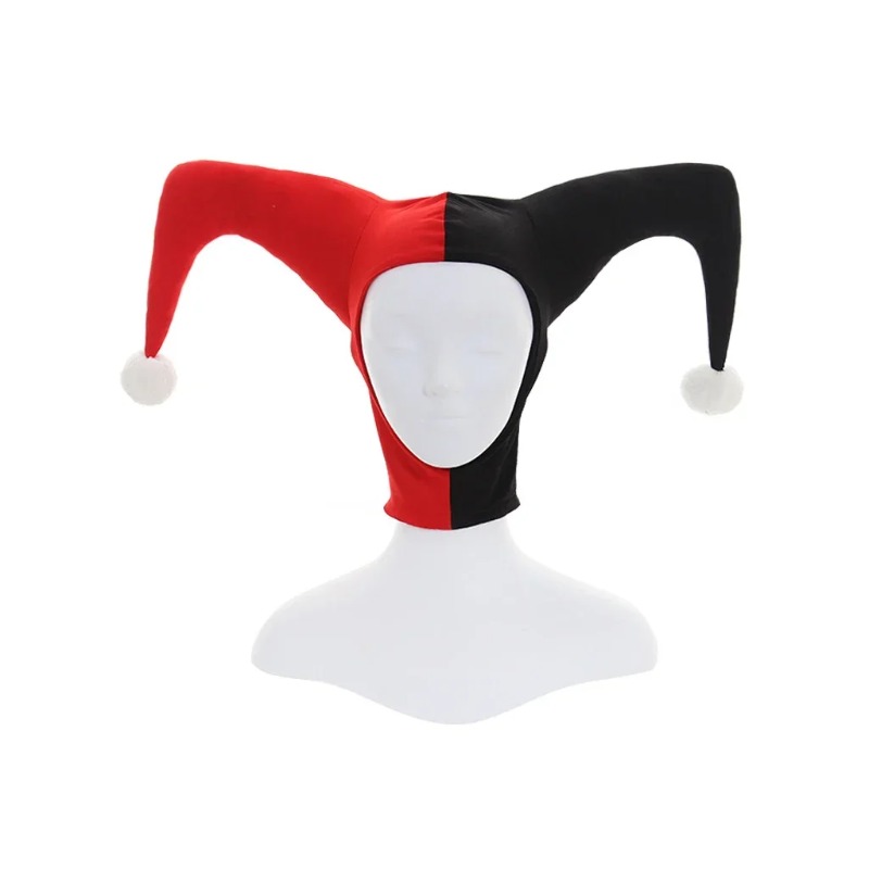 QQ ジェスターコスプレ ブラック/レッドハット コスプレハ - Women'S Red Accessories のレビューと価格