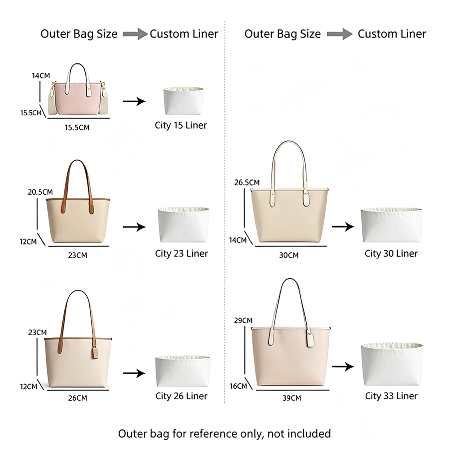 バッグオーガナイザーインサート city15 23 26 用 - Women Accessories Bag のレビューと価格