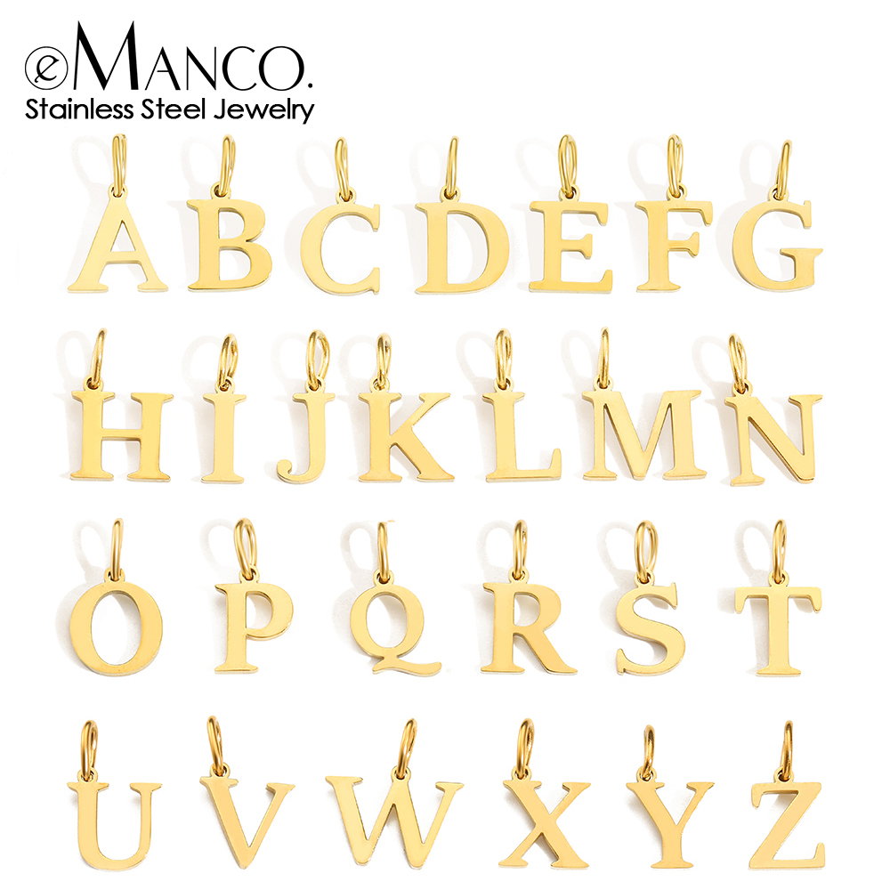 EMANCO DIYカット英語アルファベットネックレスアクセ - Women Accessories Name In English のレビューと価格