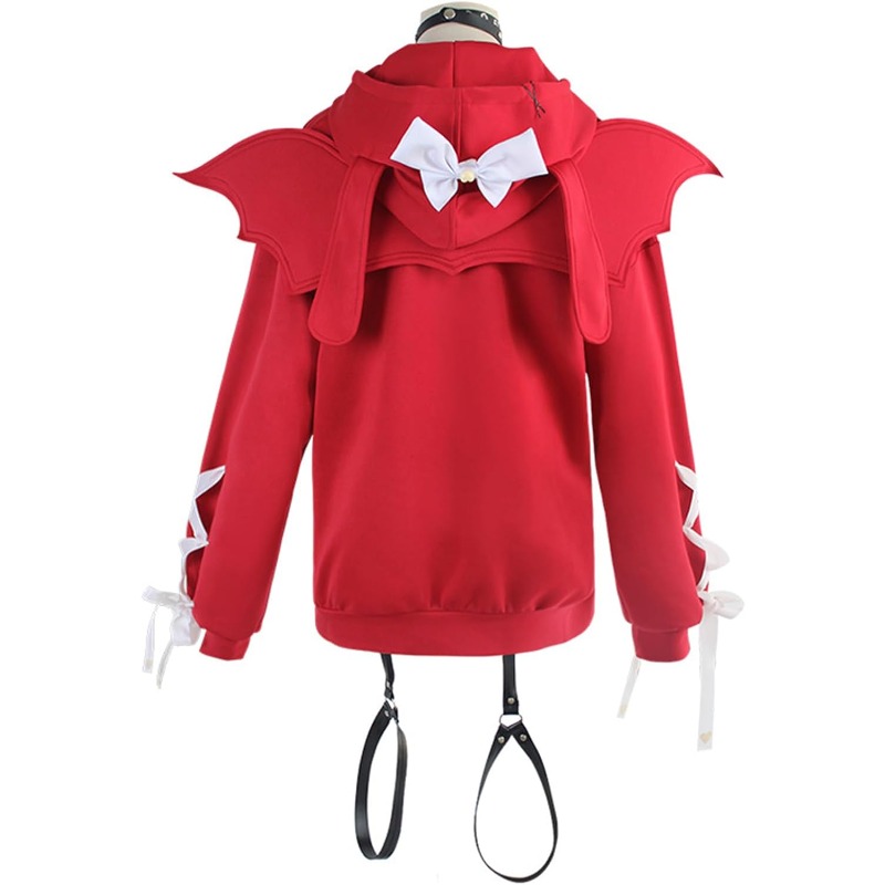 ゲームレインアメコスチュームアンカーガールズコスプレレッドフ - Women'S Red Accessories のレビューと価格