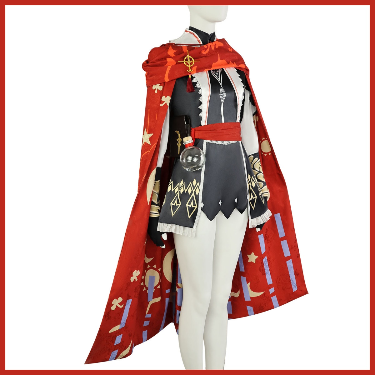 ゲームアークナイツエクスサイア新契約コスプレ衣装伝説シーカー - Women'S Red Accessories のレビューと価格