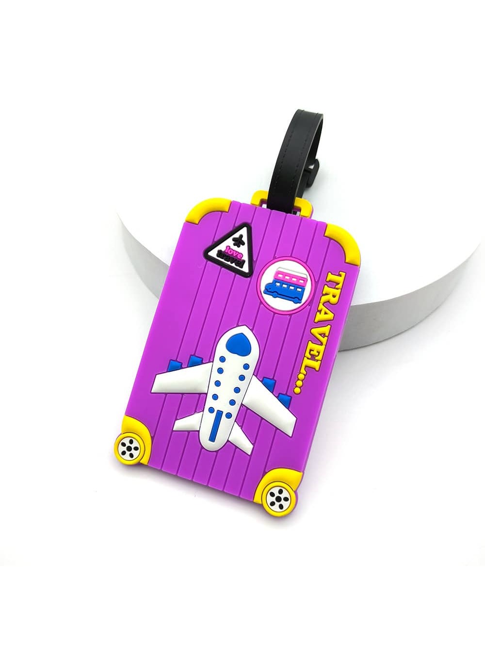 クリエイティブな航空機ラゲッジタグ,男性と女性用,旅行かばん - Women'S Essential Accessories のレビューと価格