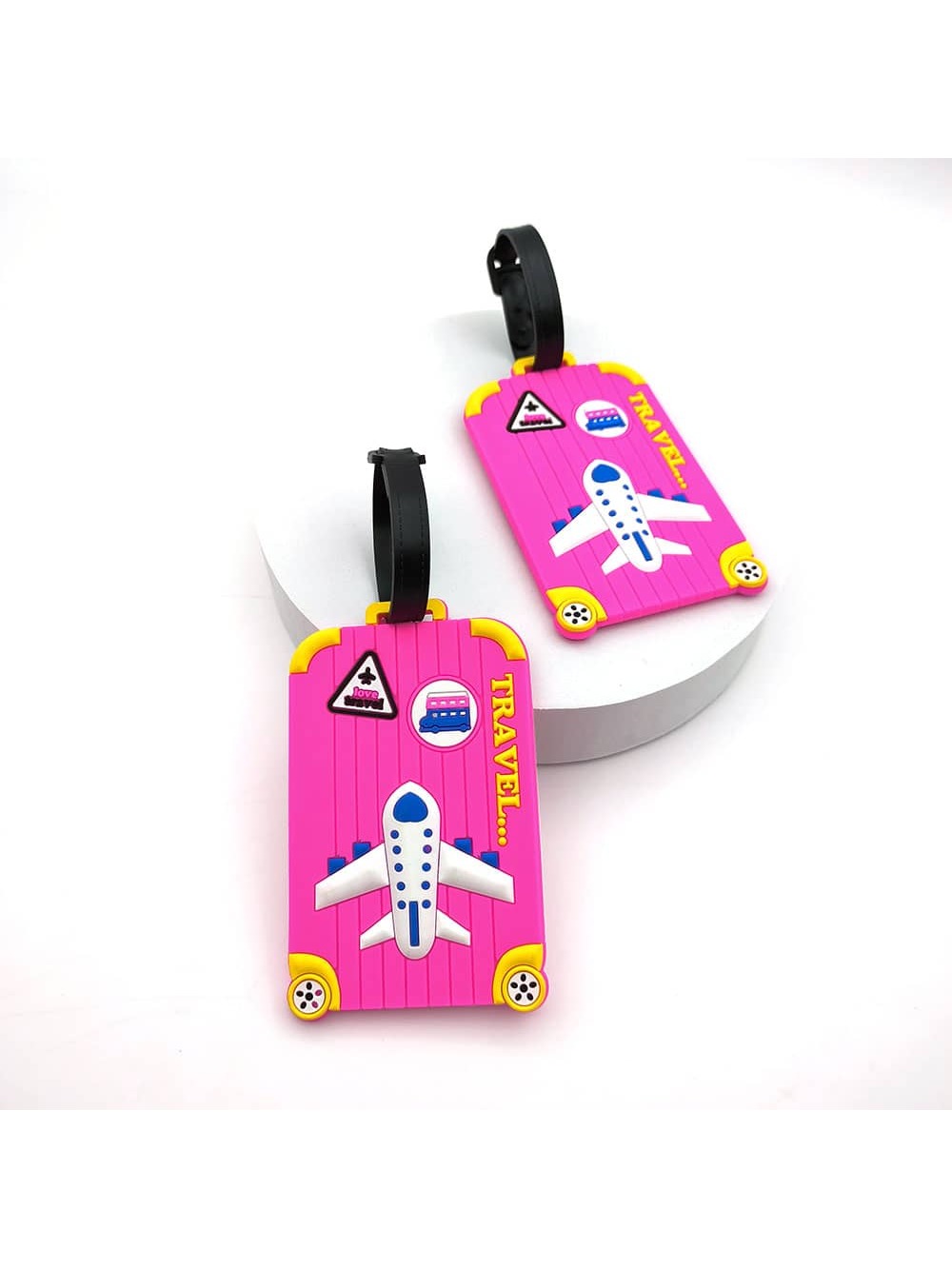 クリエイティブな航空機ラゲッジタグ,男性と女性用,旅行かばん - Women'S Essential Accessories のレビューと価格
