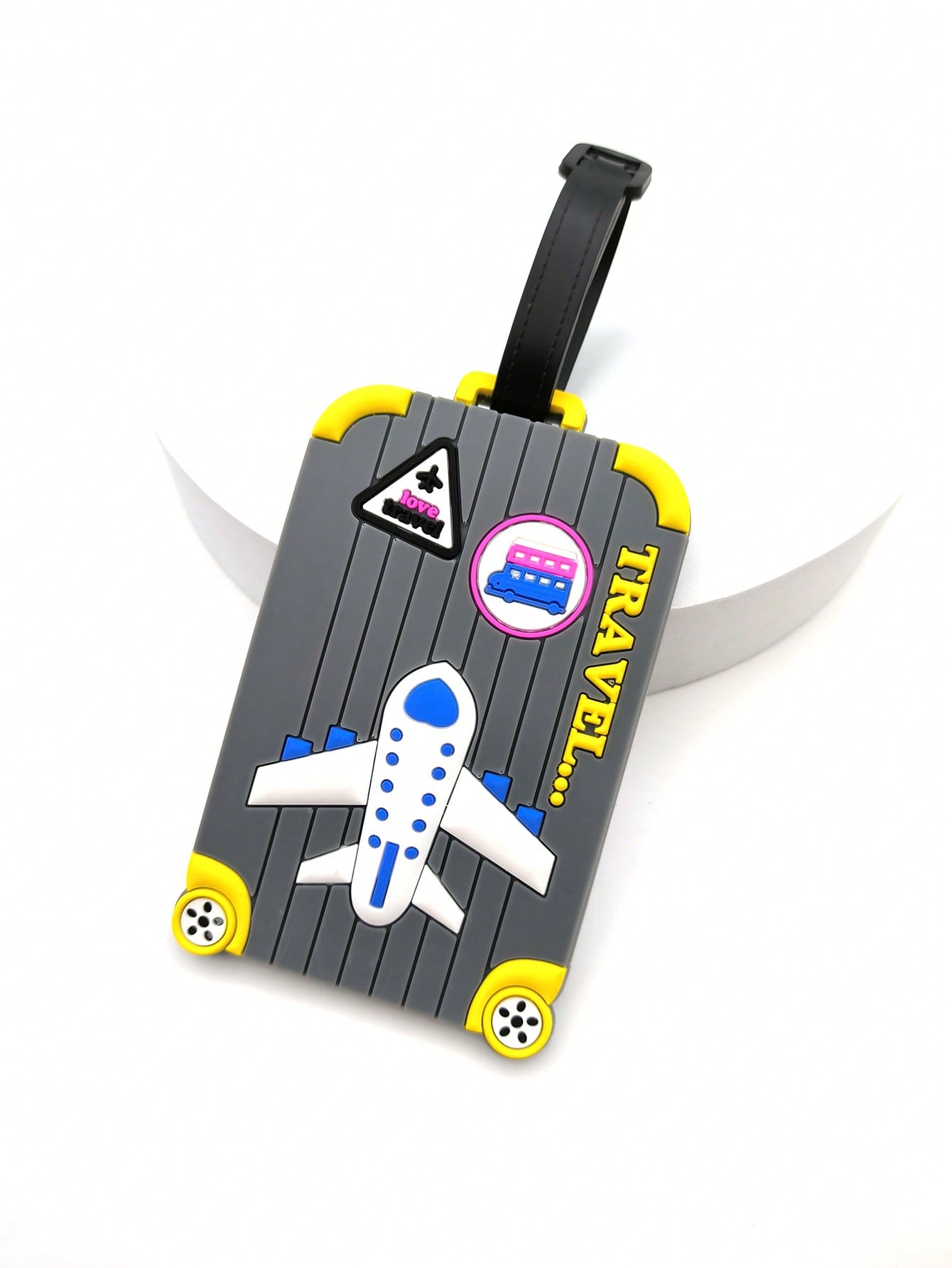クリエイティブな航空機ラゲッジタグ,男性と女性用,旅行かばん - Women'S Essential Accessories のレビューと価格